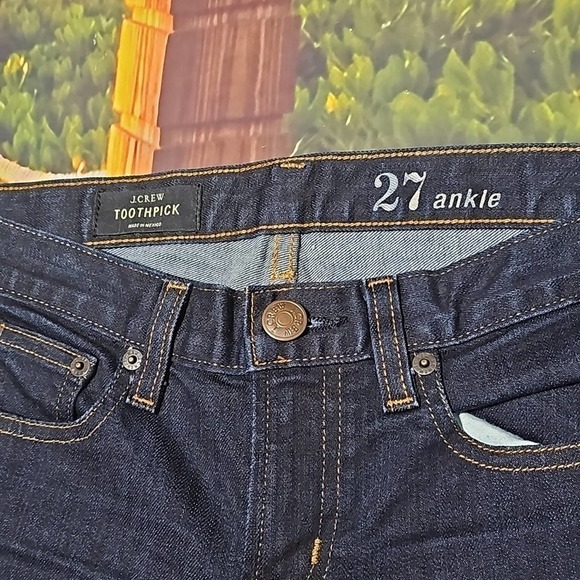J.Crew‎ Toothpick Jeans Size 27 - Picture 3 of 5